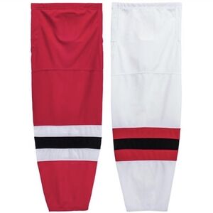 Bundle of 2 pairs New Jersey Devils MonkeySports Mesh Hockey Socks Sz Jr.